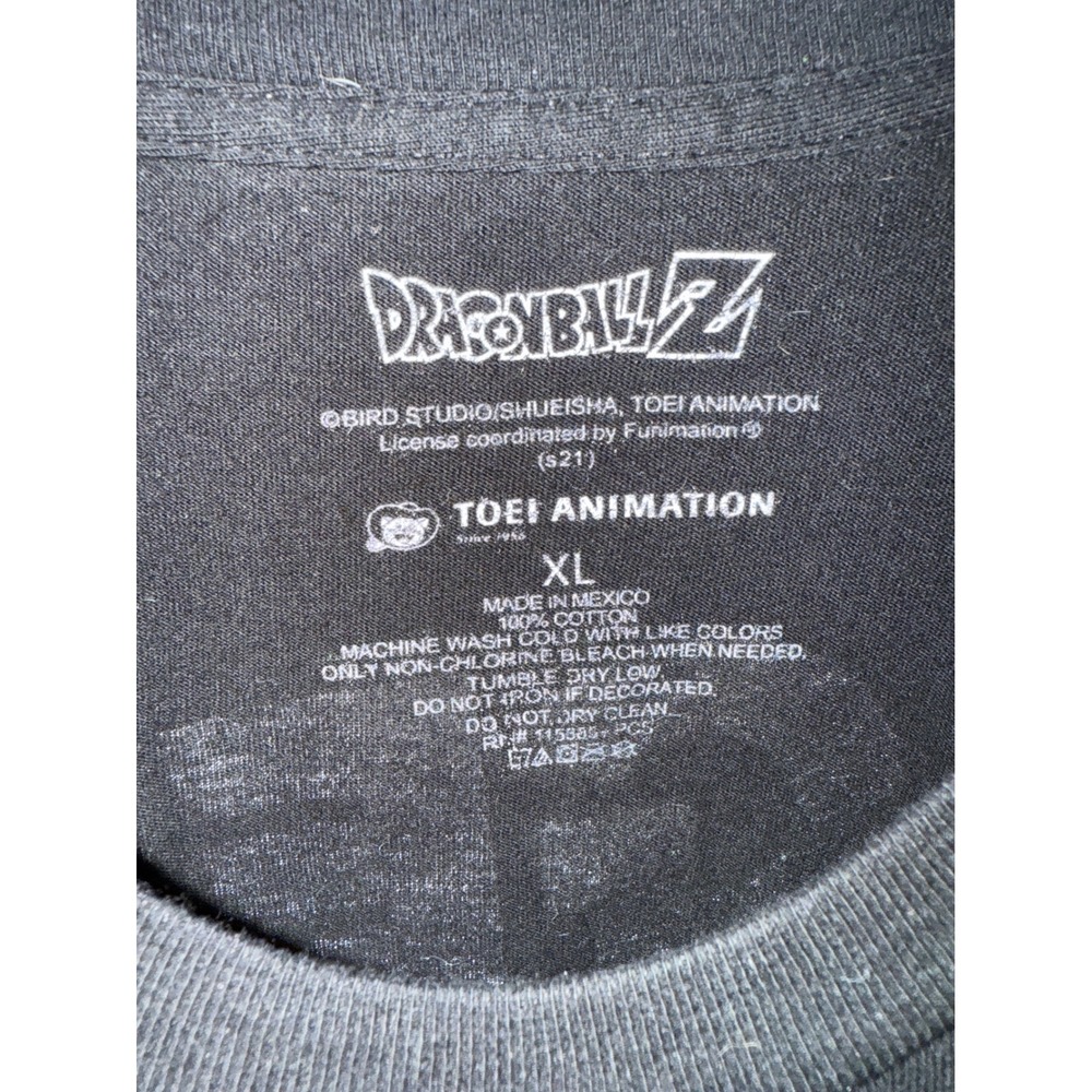 Dragon Ball Z Vegeta Capsule Corp Anime T Shirt Xl Black Japanese Manga View 3